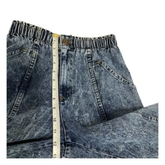 Vtg 80s Tapered Jeans Womens 12 Petite Cherokee Acid Wash Pleated High Waist USA - Picture 13 of 13